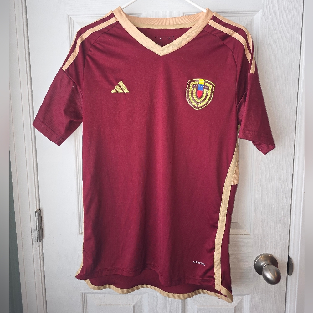 Adidas Venezuela Jersey Men's Authentic FVF Soccer MEDIANO SZS